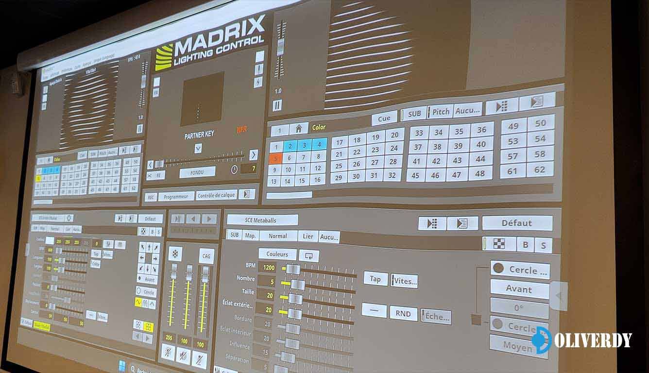 Madrix formation pixel mapping