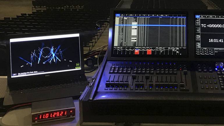Capture visualisation - contrôle de faisceaux d'éclairage