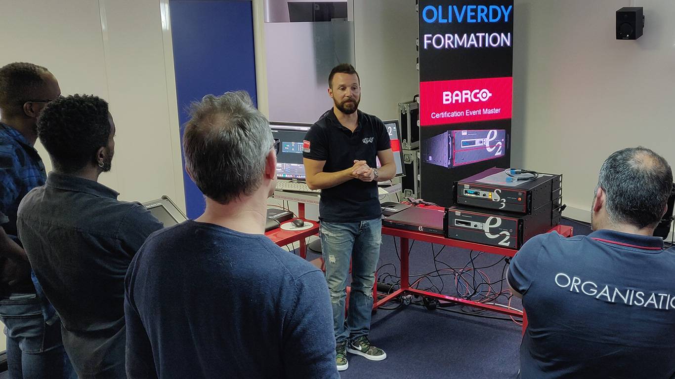Formation Barco Event Master chez Oliverdy
