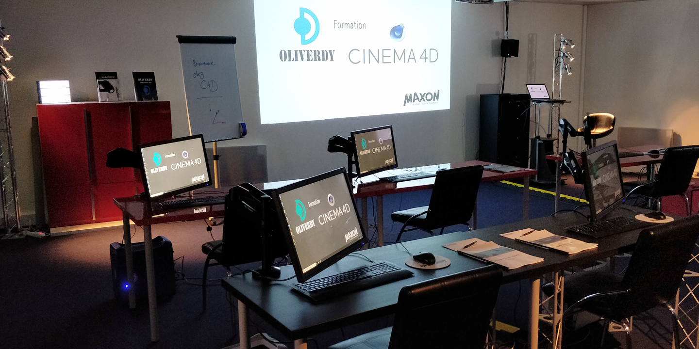 Formation Cinéma 4D chez Oliverdy