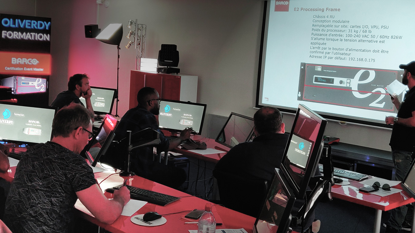 Formation Barco Event Master chez Oliverdy