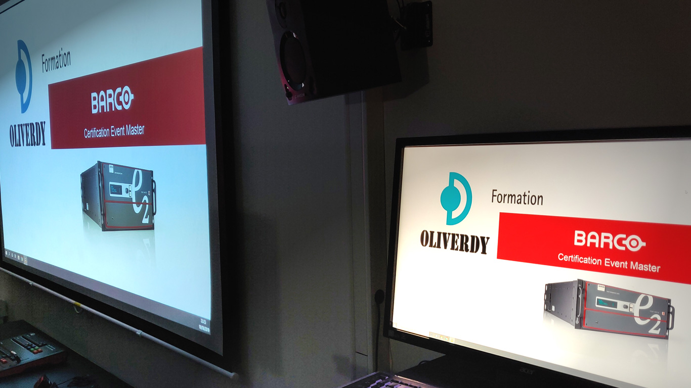 Formation Barco Event Master chez Oliverdy
