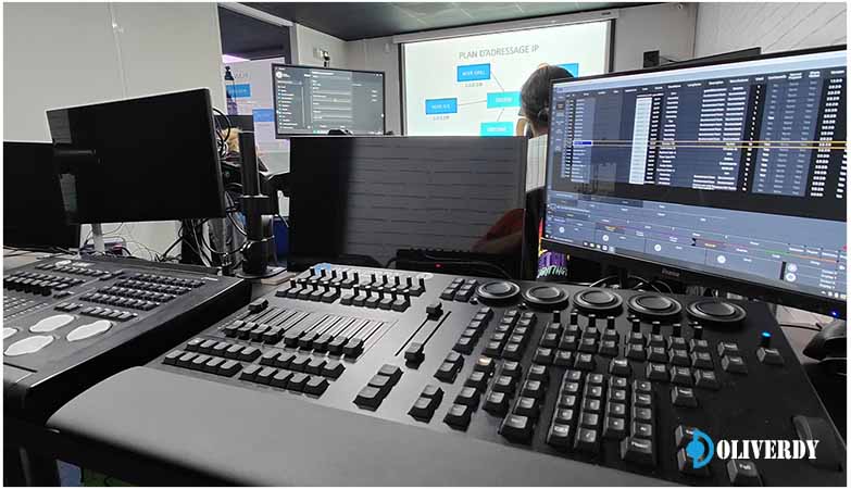 grandMA3 pour piloter nos exercices de fin de formation réseaux lumière cinéma