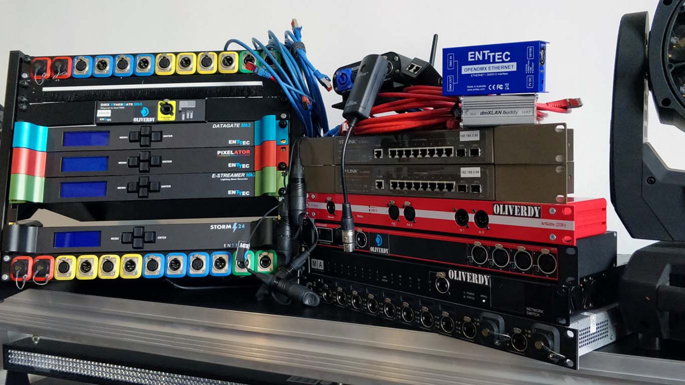 Formation réseaux lumière de spectacle