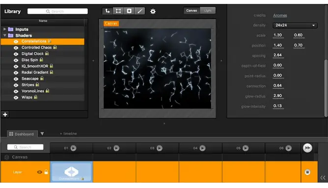 Millumin ISF shaders NDI projet personnel – formation Oliverdy