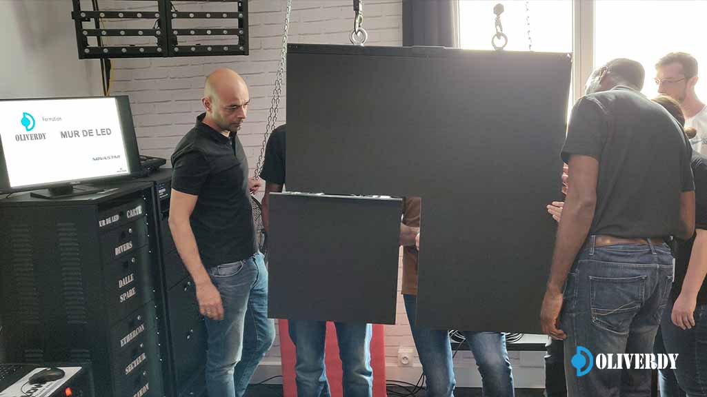 Montage d'un Mur Led