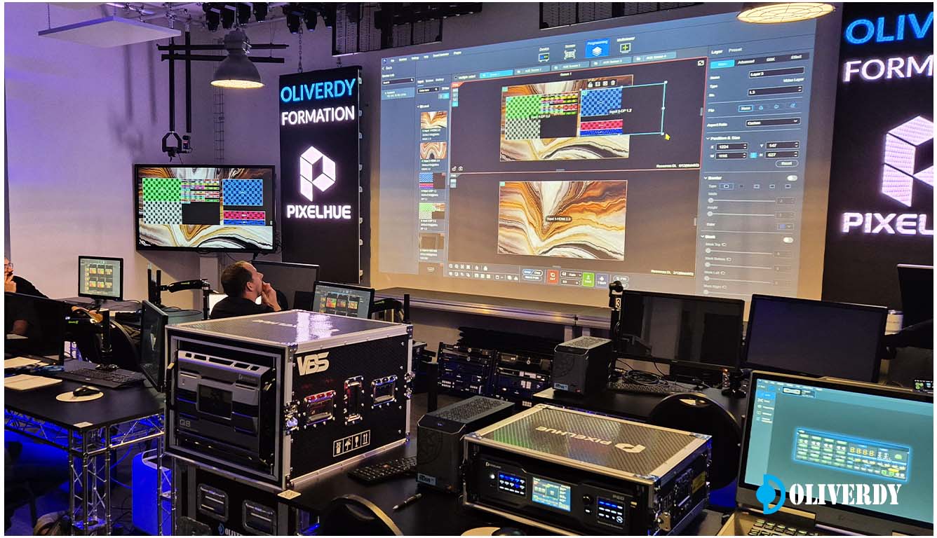 Programmation de scènes avec PixelFlow - Automatisation des transitions vidéo