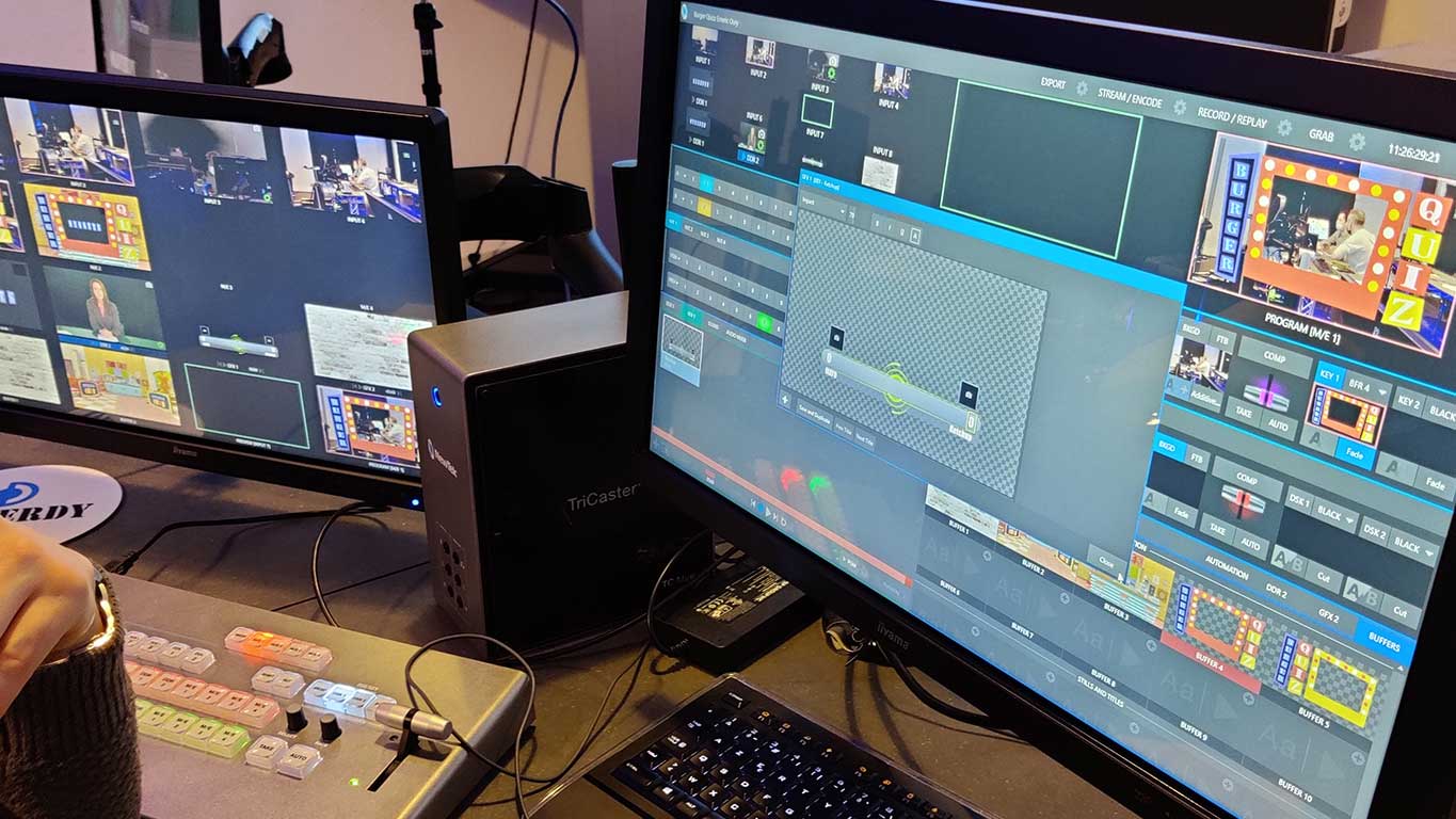 TriCaster Mini 4K et Control Surface