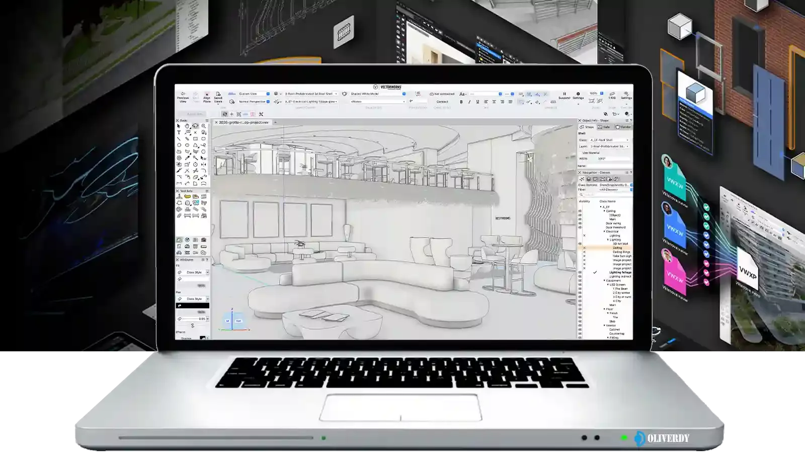 Formation Vectorworks Essentiel CAO spectacle Oliverdy