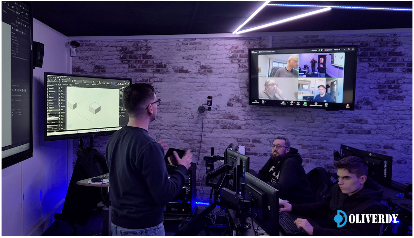 Formation Vectorworks Spotlight en mode hybride avec participants à distance intégrés