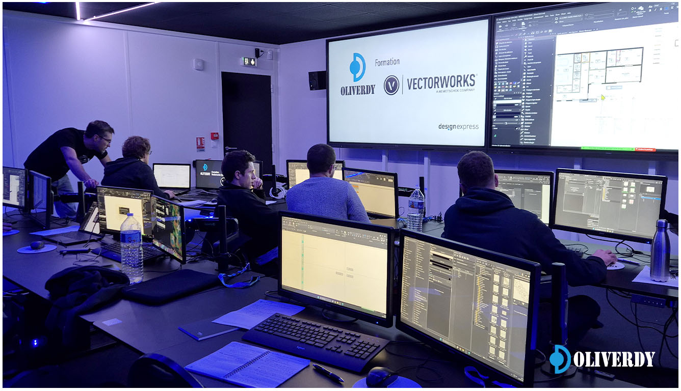 Formation Vectorworks Spotlight chez Oliverdy dans des salles nouvelle génération