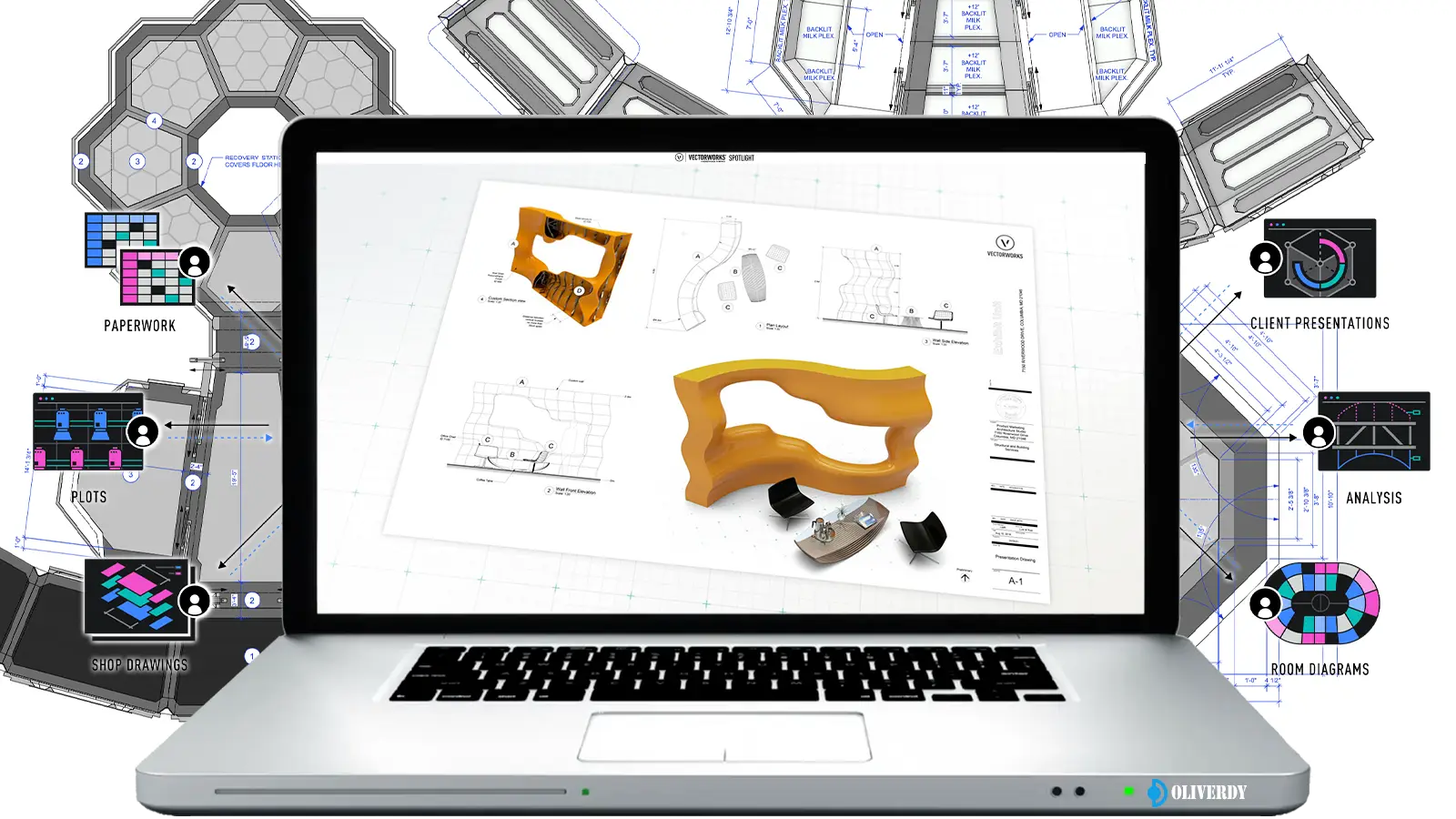 Licence Éducation Vectorworks fournie avec la formation Oliverdy