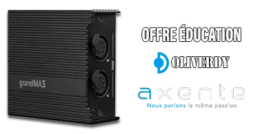grandMA3 onPC DMX-key — boîtier USB-C 2 sorties DMX pour continuer à programmer après la formation Oliverdy