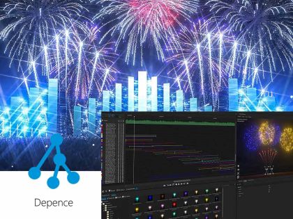 Formation Depence en France — rendu photoréaliste show scénique 3D Oliverdy