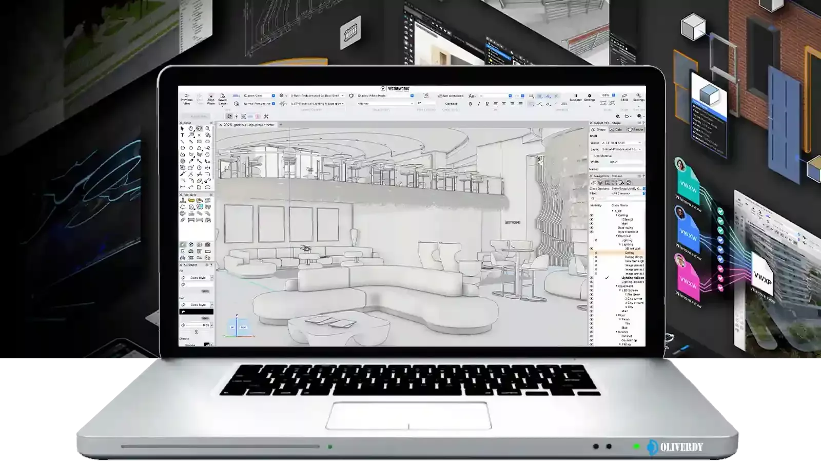 Formation Vectorworks Essentiel CAO spectacle Oliverdy