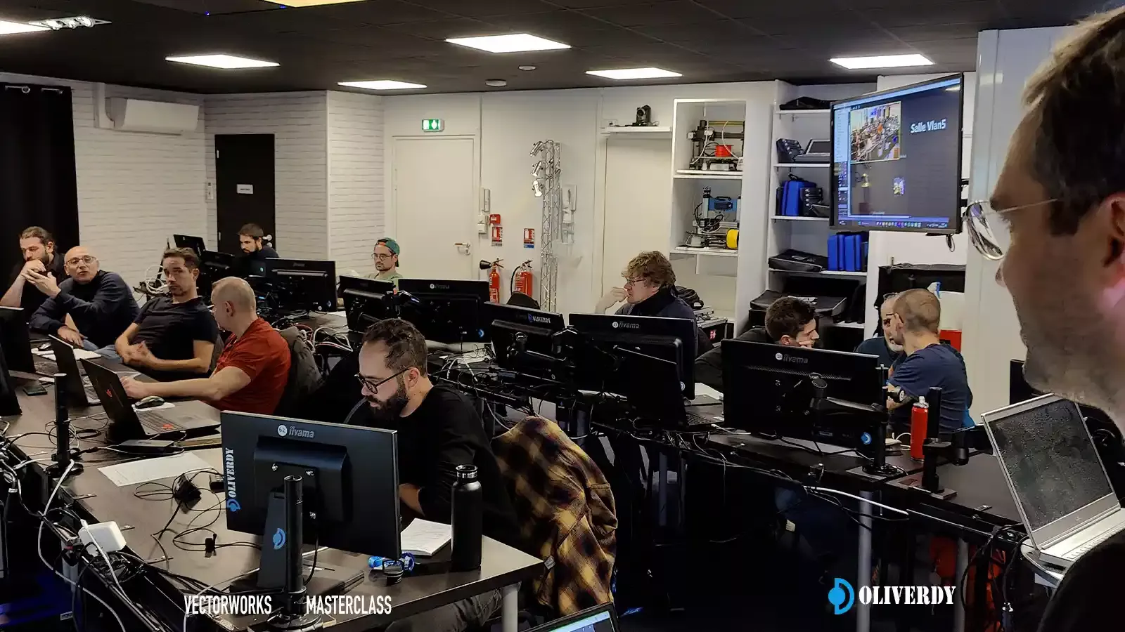 Experts du spectacle en session masterclass Vectorworks