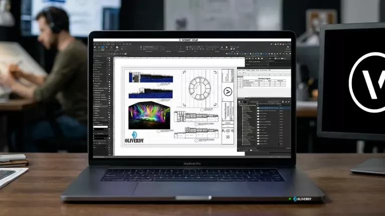 Interface Vectorworks — environnement de travail 2D 3D, formation Essentiel Oliverdy
