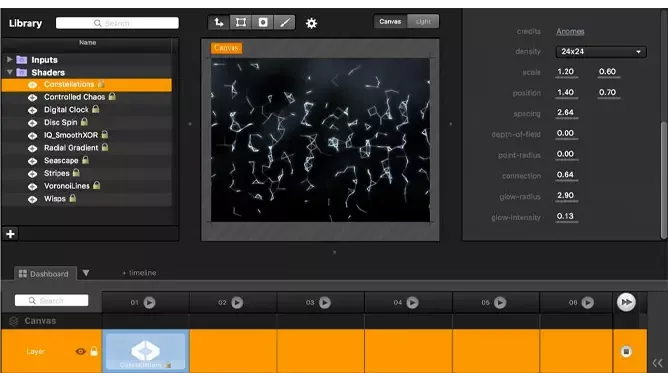 Millumin ISF shaders NDI projet personnel – formation Oliverdy