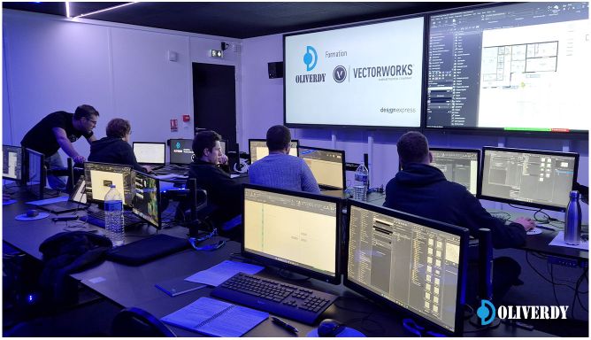 Ancrage levage contraintes treuils Vectorworks Braceworks N2 – Oliverdy