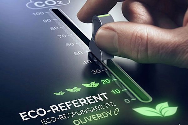 Tableau de bord de mesure d'impact environnemental pour l'audio, la vidéo, la lumière et la logistique transport.