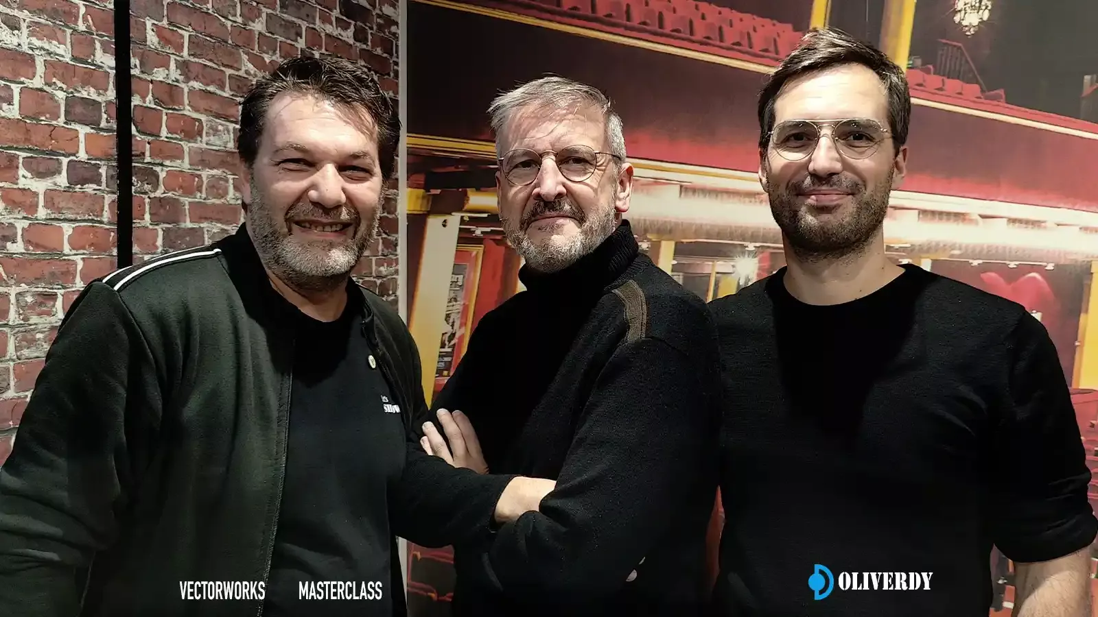 Olivier Dufresne, Stéphane J. et Bastien L. — experts Masterclass Vectorworks