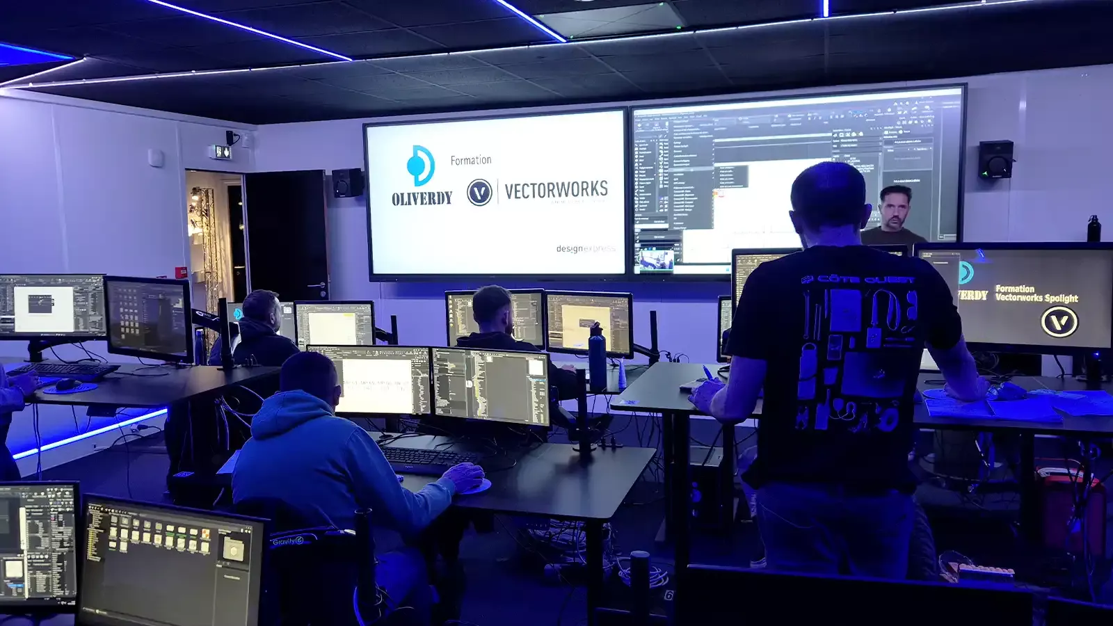Centre de formation Vectorworks en France – session présentielle CAO spectacle Oliverdy