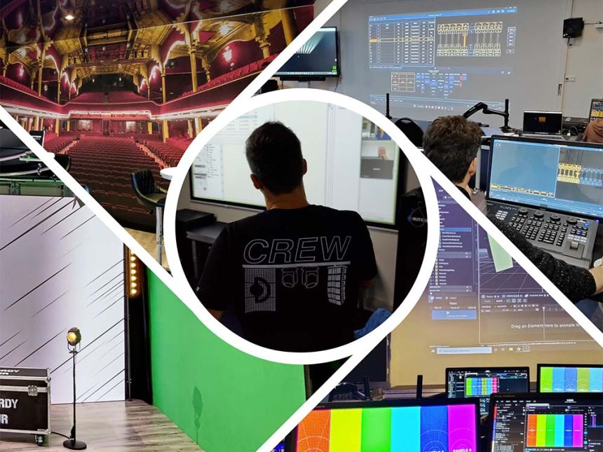 Salle de formation Oliverdy — postes de travail dédiés spectacle et audiovisuel