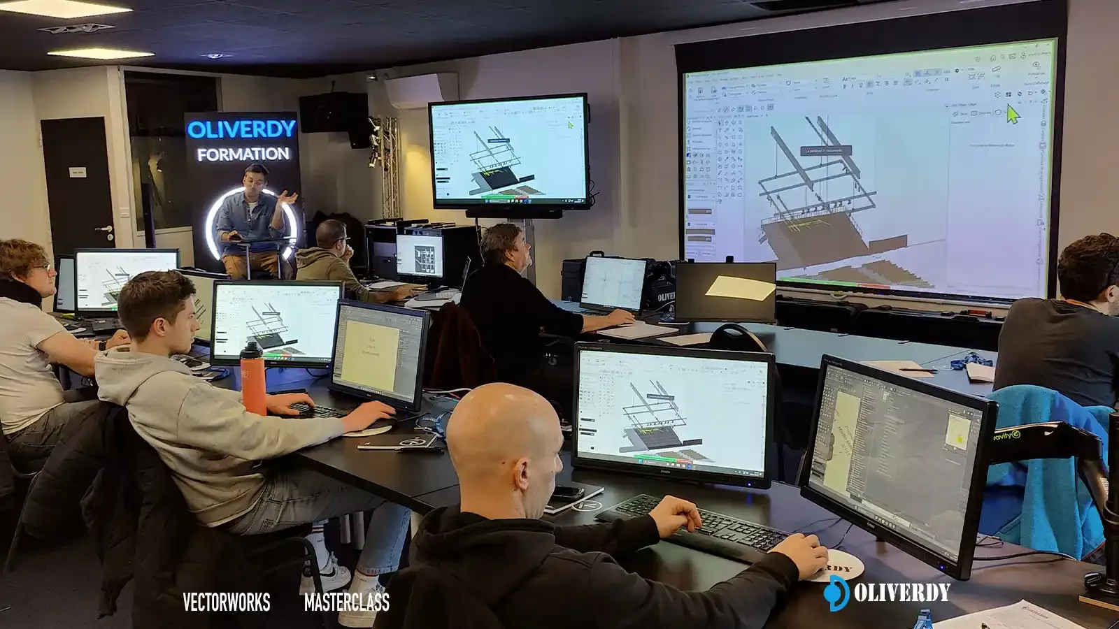 Communauté d'experts Vectorworks réunie chez Oliverdy