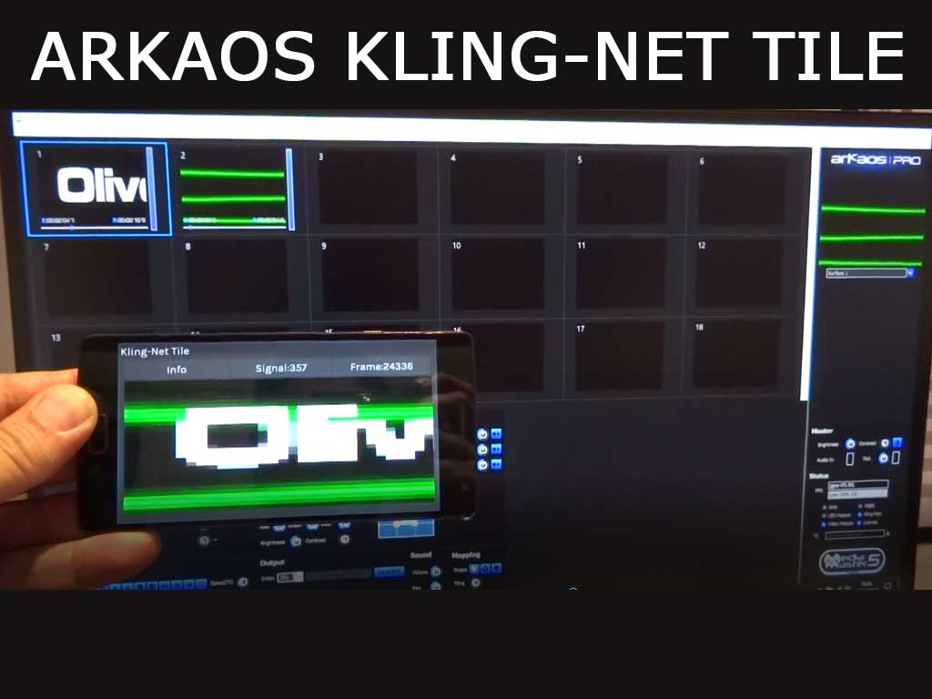 Kling-Net Tile Envoyer des images vidéo en temps réel sur votre téléphone
