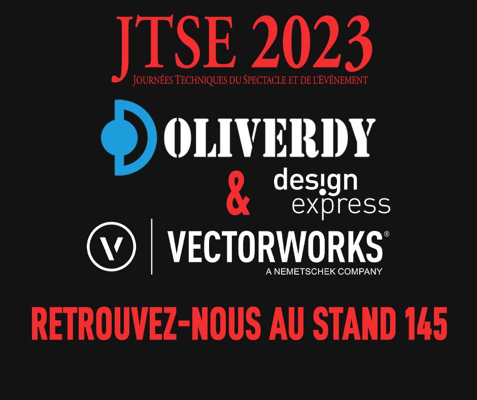 Oliverdy aux JTSE 2023 avec Vectorworks