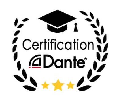 Formation Audio Dante certification