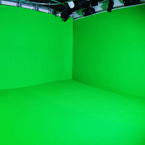 Fond vert studio TV oliverdy